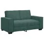 Juego de sofás con cojines 3 piezas terciopelo verde oscuro de , Sofás - Ref: Foro24-3324620, Precio: 614,45 €, Descuento: %