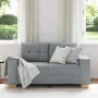 Hellgraues Loveseat-Sofa aus Stoff, 120 cm. von , Sofas - Ref: Foro24-4105068, Preis: 214,07 €, Rabatt: %