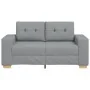Hellgraues Loveseat-Sofa aus Stoff, 120 cm. von , Sofas - Ref: Foro24-4105068, Preis: 214,07 €, Rabatt: %