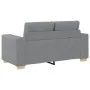 Hellgraues Loveseat-Sofa aus Stoff, 120 cm. von , Sofas - Ref: Foro24-4105068, Preis: 214,07 €, Rabatt: %