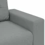 Hellgraues Loveseat-Sofa aus Stoff, 120 cm. von , Sofas - Ref: Foro24-4105068, Preis: 214,07 €, Rabatt: %
