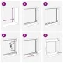 Basement window "RISOR" 60x60 cm, right-hand side tilt and turn DIN. by , Windows - Ref: Foro24-4108300, Price: 111,94 €, Dis...