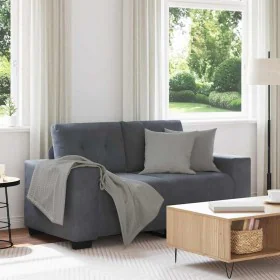 Dark gray velvet loveseat sofa, 120 cm. by , Sofas - Ref: Foro24-4105111, Price: 214,76 €, Discount: %