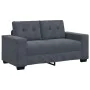 Dark gray velvet loveseat sofa, 120 cm. by , Sofas - Ref: Foro24-4105111, Price: 214,76 €, Discount: %