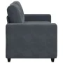Dark gray velvet loveseat sofa, 120 cm. by , Sofas - Ref: Foro24-4105111, Price: 214,76 €, Discount: %