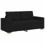 Black fabric Loveseat sofa, 140 cm. by , Sofas - Ref: Foro24-4105080, Price: 223,25 €, Discount: %