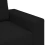 Sofá Loveseat de tela negra de 140 cm de , Sofás - Ref: Foro24-4105080, Precio: 223,22 €, Descuento: %