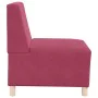 Red wine velvet armchair 55 cm by , Sofas - Ref: Foro24-4108484, Price: 118,68 €, Discount: %