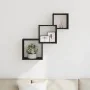 Estante cubos pared madera ingeniería roble negro 68x15x68 cm de , Estantes y estanterías - Ref: Foro24-862410, Precio: 32,88...
