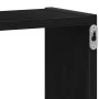 Regalwürfel-Wandregal aus schwarzem Eichenfurnier, 68x15x68 cm. von , Regale und Regale - Ref: Foro24-862410, Preis: 32,88 €,...