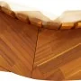 Rocking sun lounger with solid acacia wood cushion. by , Loungers - Ref: Foro24-4103882, Price: 147,57 €, Discount: %