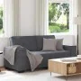 Dark gray velvet 2-seater sofa, 140 cm by , Sofas - Ref: Foro24-4105021, Price: 219,75 €, Discount: %