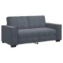 Dark gray velvet 2-seater sofa, 140 cm by , Sofas - Ref: Foro24-4105021, Price: 219,75 €, Discount: %