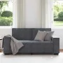 Zweiplätziges Samtsofa in dunkelgrau, 140 cm. von , Sofas - Ref: Foro24-4105021, Preis: 219,75 €, Rabatt: %