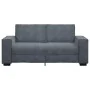 Dark gray velvet 2-seater sofa, 140 cm by , Sofas - Ref: Foro24-4105021, Price: 219,75 €, Discount: %