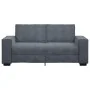 Zweiplätziges Samtsofa in dunkelgrau, 140 cm. von , Sofas - Ref: Foro24-4105021, Preis: 219,75 €, Rabatt: %