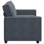 Dark gray velvet 2-seater sofa, 140 cm by , Sofas - Ref: Foro24-4105021, Price: 219,75 €, Discount: %