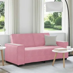 Sofá de 2 plazas terciopelo rosa 140 cm de , Sofás - Ref: Foro24-4105023, Precio: 235,62 €, Descuento: %