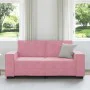 Zweiplätziges Sofa aus rosa Samtstoff, 140 cm. von , Sofas - Ref: Foro24-4105023, Preis: 235,62 €, Rabatt: %