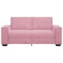 Sofá de 2 plazas terciopelo rosa 140 cm de , Sofás - Ref: Foro24-4105023, Precio: 235,60 €, Descuento: %