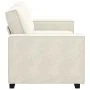 Zweisitzer-Sofa aus cremefarbenem Samt, 140 cm. von , Sofas - Ref: Foro24-4105028, Preis: 237,61 €, Rabatt: %