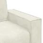Zweisitzer-Sofa aus cremefarbenem Samt, 140 cm. von , Sofas - Ref: Foro24-4105028, Preis: 237,61 €, Rabatt: %