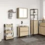 Badezimmermöbel-Set, 2-teilig, aus Sperrholz in Eichenholzoptik Sonoma. von , Badezimmermöbel - Ref: Foro24-3328365, Preis: 1...