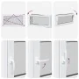 Basement window "RISOR" 110x60 cm tilt and turn, right-hand DIN. by , Windows - Ref: Foro24-4108328, Price: 177,02 €, Discoun...