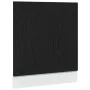 Schwarzes Eichenholz-Panel für Geschirrspüler, 60x1,5x67 cm. von , Küchenschränke - Ref: Foro24-863151, Preis: 33,98 €, Rabat...