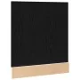 Schwarzes Eichenholz-Panel für Geschirrspüler, 60x1,5x67 cm. von , Küchenschränke - Ref: Foro24-863151, Preis: 33,98 €, Rabat...