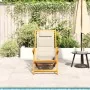 Faltbarer Strandstuhl mit Armlehnen in Creme von , Gartenstühle - Ref: Foro24-4108067, Preis: 85,38 €, Rabatt: %