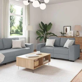 Zweiteiliges Sofaset mit Kissen, helles graues Gewebe. von , Sofas - Ref: Foro24-3324731, Preis: 466,16 €, Rabatt: %