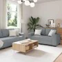 2-piece light gray fabric sofa set with cushions by , Sofas - Ref: Foro24-3324731, Price: 466,16 €, Discount: %