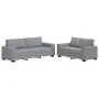 2-piece light gray fabric sofa set with cushions by , Sofas - Ref: Foro24-3324731, Price: 466,16 €, Discount: %