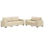 Zweiteiliges Sofaset mit cremefarbenen Kissen. von , Sofas - Ref: Foro24-3324738, Preis: 466,16 €, Rabatt: %