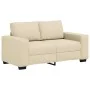 Sofa set with 2 cream fabric cushions by , Sofas - Ref: Foro24-3324738, Price: 466,16 €, Discount: %