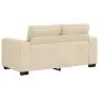 Sofa set with 2 cream fabric cushions by , Sofas - Ref: Foro24-3324738, Price: 466,16 €, Discount: %