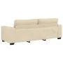 Sofa set with 2 cream fabric cushions by , Sofas - Ref: Foro24-3324738, Price: 466,16 €, Discount: %