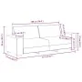 Sofa set with 2 cream fabric cushions by , Sofas - Ref: Foro24-3324738, Price: 466,16 €, Discount: %