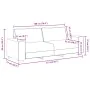 Zweiteiliges Sofaset mit cremefarbenen Kissen. von , Sofas - Ref: Foro24-3324738, Preis: 466,16 €, Rabatt: %