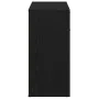 Aparador de madera contrachapada roble negro 80x36x75 cm de , Aparadores - Ref: Foro24-862010, Precio: 98,03 €, Descuento: %