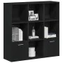 Librería de roble negro 98x29x97,5 cm Madera de ingeniería by , Bookcases and shelves - Ref: Foro24-862471, Price: 108,08 €, ...