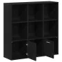 Librería de roble negro 98x29x97,5 cm Madera de ingeniería by , Bookcases and shelves - Ref: Foro24-862471, Price: 108,08 €, ...
