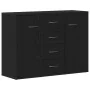 Aparador de madera de roble negro 88x30x64 cm de , Aparadores - Ref: Foro24-862446, Precio: 119,31 €, Descuento: %