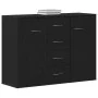 Aparador de madera de roble negro 88x30x64 cm de , Aparadores - Ref: Foro24-862446, Precio: 119,31 €, Descuento: %