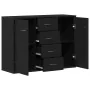 Aparador de madera de roble negro 88x30x64 cm de , Aparadores - Ref: Foro24-862446, Precio: 119,31 €, Descuento: %