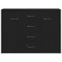 Aparador de madera de roble negro 88x30x64 cm de , Aparadores - Ref: Foro24-862446, Precio: 119,31 €, Descuento: %