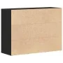 Aparador de madera de roble negro 88x30x64 cm de , Aparadores - Ref: Foro24-862446, Precio: 119,31 €, Descuento: %