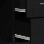 Aparador de madera de roble negro 88x30x64 cm de , Aparadores - Ref: Foro24-862446, Precio: 119,31 €, Descuento: %