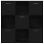 Librería de roble negro 90x28x90 cm Madera de ingeniería by , Bookcases and shelves - Ref: Foro24-862503, Price: 109,15 €, Di...